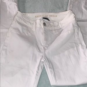 American eagle size 4 jeans white